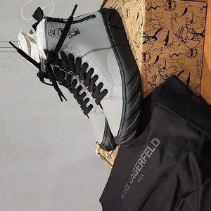 Karl Lagerfeld Gray Hightops LF1S2155